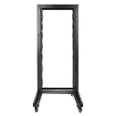 RACK DE PISO 24 UNIDADES NEGRO METALNET MET-RPISO-24U-NG