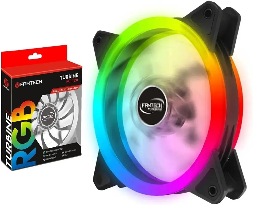 FANCOOLER | GAHL TECH | RGB | 12CMS | 4 COLORES | 1 BANDA