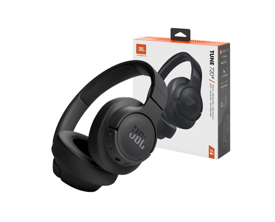AUDIFONO CON MICROFONO JBL TUNE720BT | BLUETOOTH 5.3 | INALAMBRICO | USB-C | NEGRO 