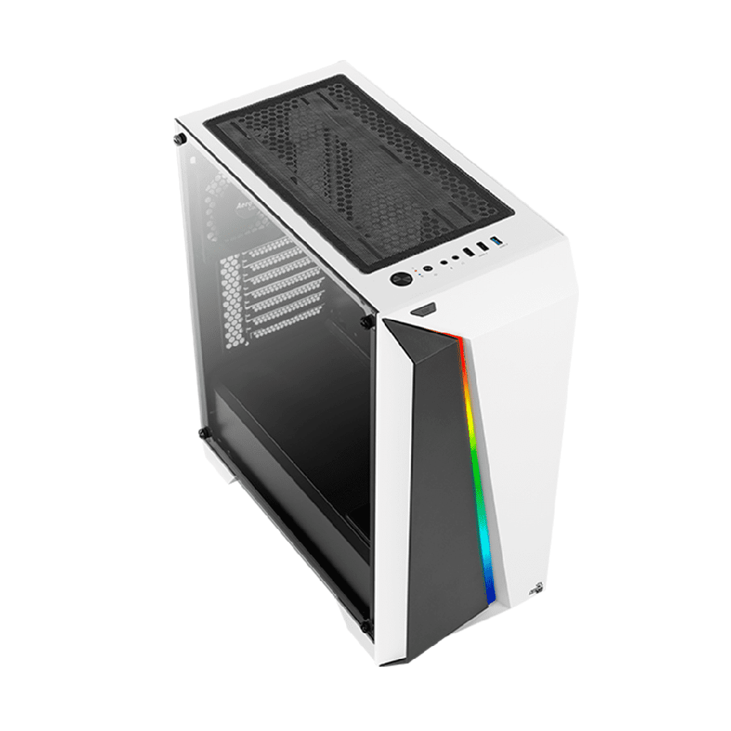 CASE | AEROCOOL | CYLON PRO | ATX RGB | BLANCO | ACCM-PB100-B