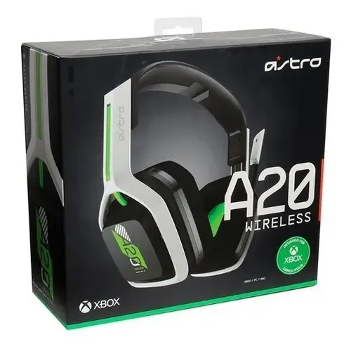 AUDIFONOS ASTRO A20 WIRELESS GAMING HEADSET (BLANCO|VERDE)