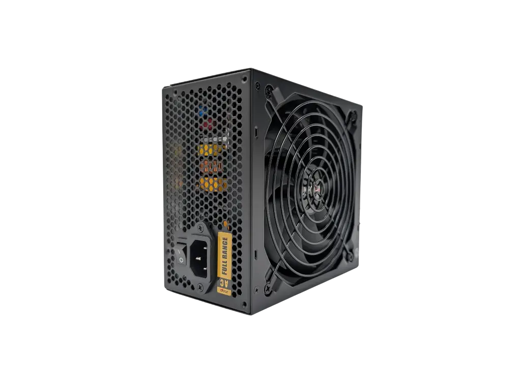 FUENTE DE PODER JEMIP 650W GAMING FULL JP-650 | 80+ BRONZE | ATX APFC | 12V | 100-240V | NEGRO