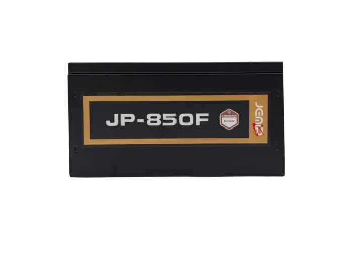 FUENTE DE PODER JEMIP 850W GAMING FULL | JP-850F | 80+ BRONZE | CERTIFICADA CYBERNETICS | 12V| 100-240V| NEGRO