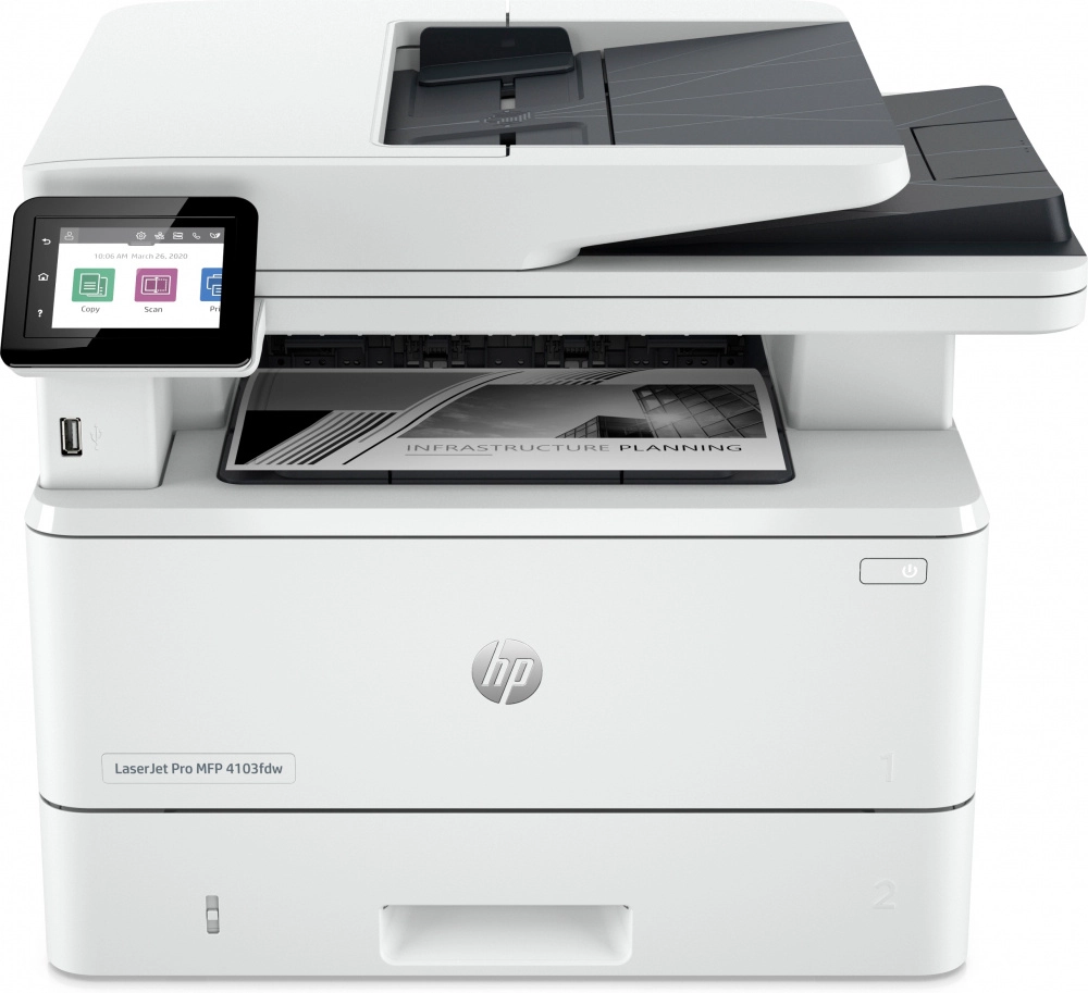 IMPRESORA MULTIFUNCIONAL | HP | LASERJET | 4103FDW | PANTALLA LCD | WIFI | USB | ETHERNET | MONOCROMATICA