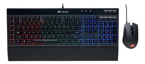 KIT DE TECLADO Y MOUSE | CORSAIR | K55 | RGB PRO + HARPOON PRO