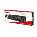 KIT TECLADO Y MOUSE | ARGOM | 800DPI | 3 BOTONES | MULTIMEDIA | ESPAÑOL | USB | NEGRO | ARG-KB-7418
