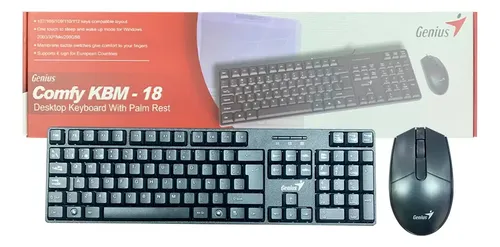 KIT TECLADO Y MOUSE | GENIUS | KBM-18