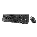 KIT TECLADO Y MOUSE | GENIUS | SLIMSTAR C126 | 1000DPI | 3 BOONES | ESPAÑOL | USB | NEGRO