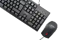 KIT TECLADO Y MOUSE | JEMIP | JPKM-100 | 1200DPI | 3 BOTONES | ESPAÑOL | USB | NEGRO