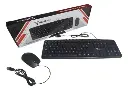 KIT TECLADO Y MOUSE | USB | LEADERTECH | OPTICO | ESPAÑOL | NEGRO | K-4401B
