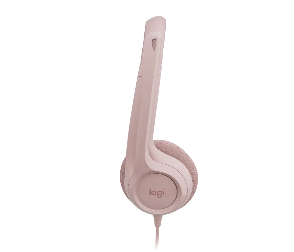 AUDIFONOS LOGITECH H390 ESTEREO HEADSET USB ROSADO