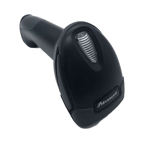 LECTOR DE CODIGO DE BARRAS | ADVANCED | LASER LS-5000 USB | W | STAND NEGRO | 32 BITS