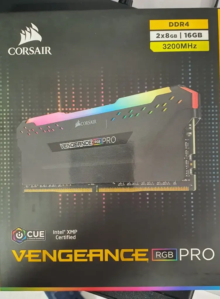 MEMORIA RAM | CORSAIR | DDR4 | VENGEANCE RGB PRO | 3200MHZ | 8GB X2