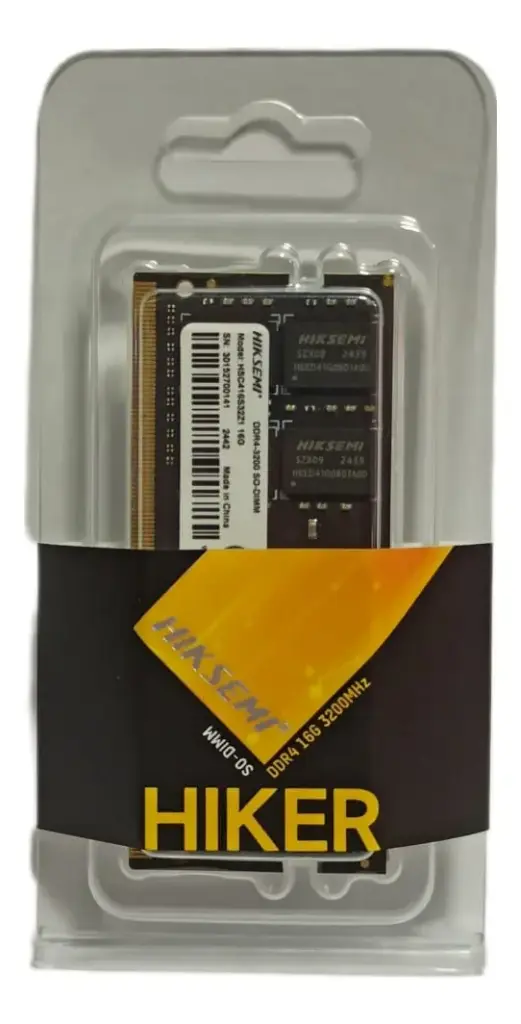 MEMORIA RAM | HIKSEMI | 16GB | DDR4 | 3200MHZ | SODIMM | PARA LAPTOP