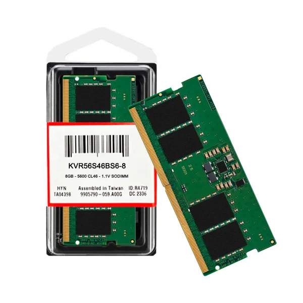 MEMORIA RAM | KINGSTON | 8GB | DDR5 | 5600MHZ | CL46 | SODIMM | PARA LAPTOP