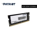 MEMORIA RAM | PATRIOT | 8GB | DDR4 | 3200MHZ | SODIMM | PARA PORTATIL | PSD48G320081S SL