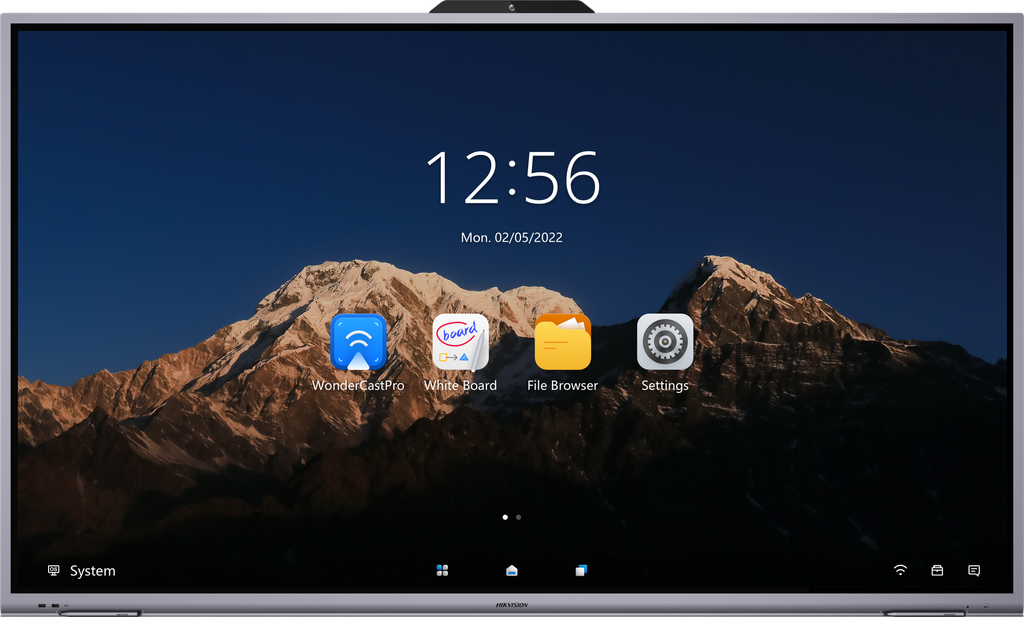 PANTALLA INTERACTIVA HIKVISION DS-D5B75RB|D 75" PULGADAS ULTRA HD 4K CAMARA Y MICROFONO TACTIL 3840 X 2160 ANDROID 11