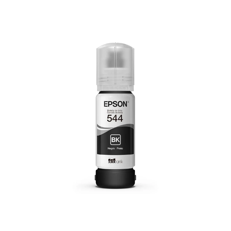 BOTELLA DE TINTA ORIGINAL EPSON T544 NEGRO L1110 - L3110 - L3150 - L3250 - L5190 - L4260 T544120