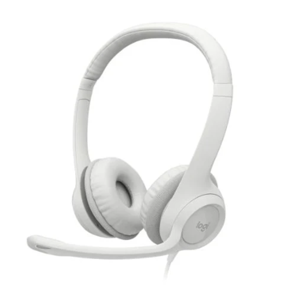 AUDIFONOS LOGITECH H390 ESTEREO HEADSET USB BLANCO