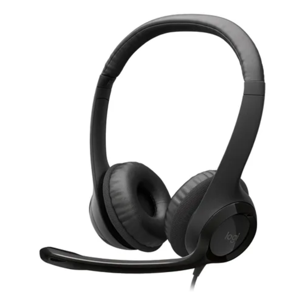 AUDIFONOS LOGITECH H390 ESTEREO HEADSET USB NEGRO