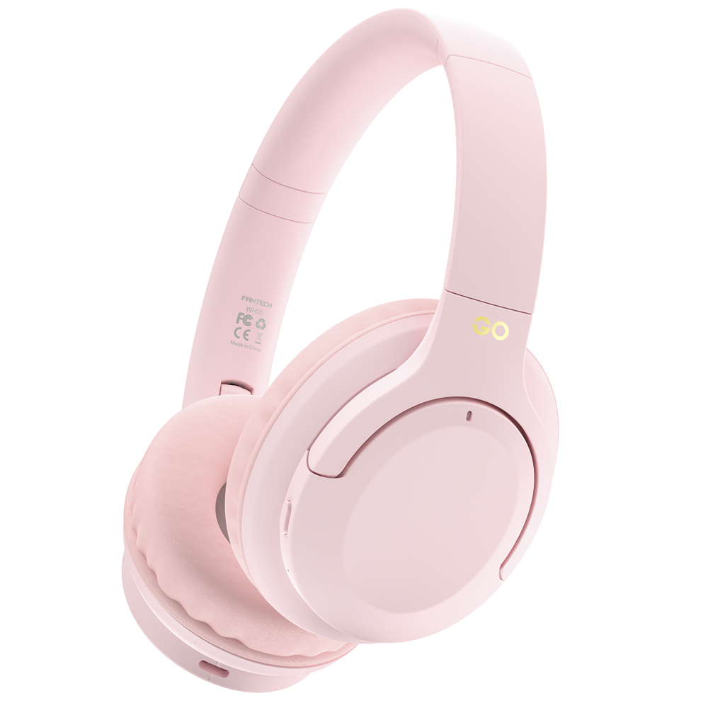 AUDIFONOS | FANTECH | GO VIBE | WH05 | INALAMBRICOS | ROSADO