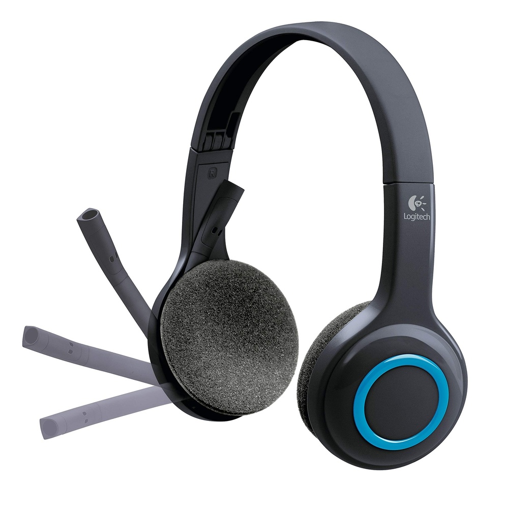 AUDIFONOS LOGITECH H600 MICROFONO | INALAMBRICO| NEGRO AZUL