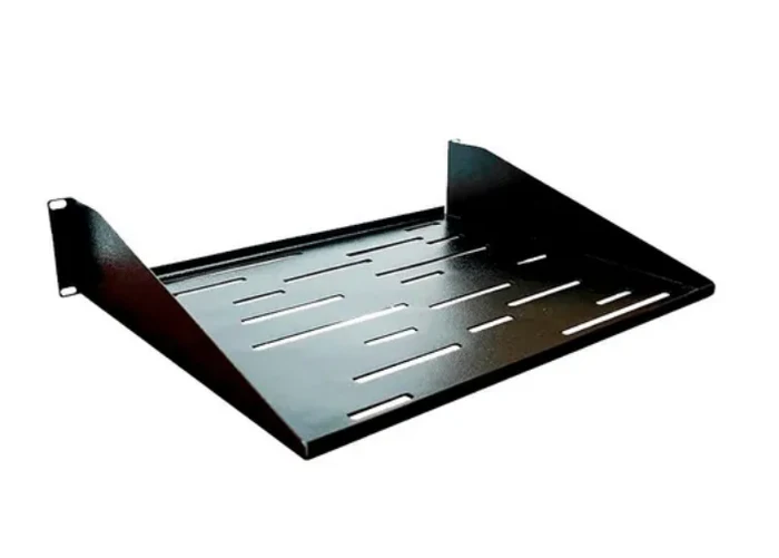 BANDEJA PARA RACK | 19X12 | CLASICA | 2 UNIDADES | NEGRO | METALNET | MET-NG-19X12CLAS-2U