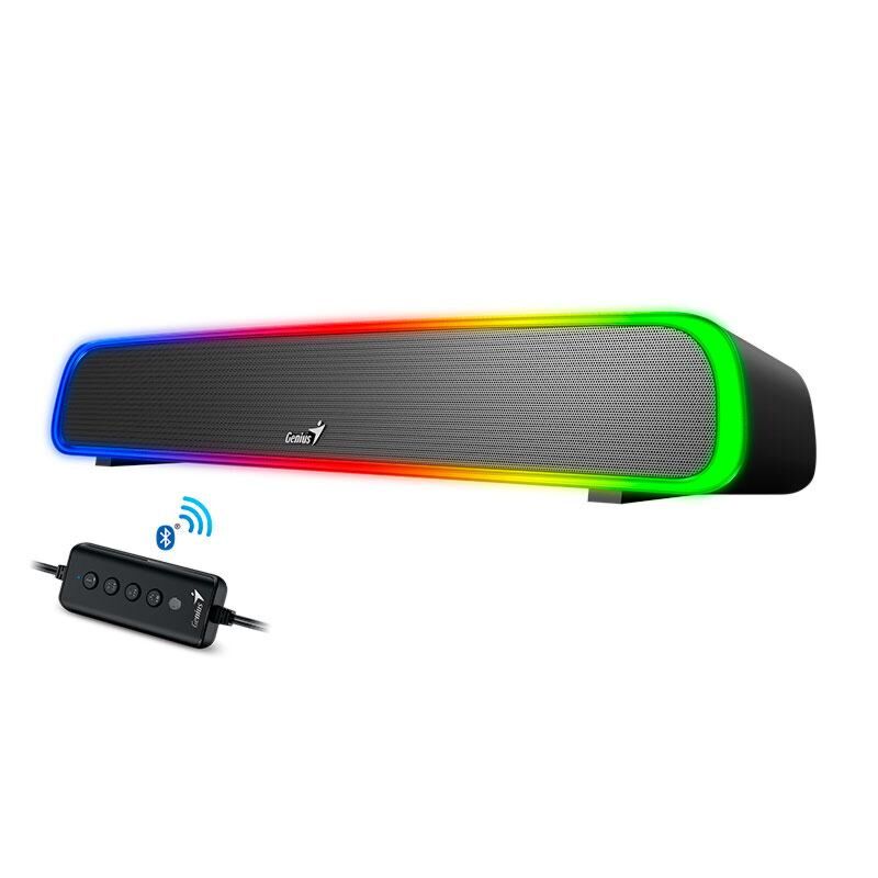 BARRA DE SONIDO GENIUS RS2 LUCES RGB USB|INALAMBRICO 200BT