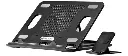 BASE ERGONOMICO | PARA LAPTOP | 17" |  CON SOPORTE PARA CELULAR | UNNO TEKNO | NC6115BK                                                   