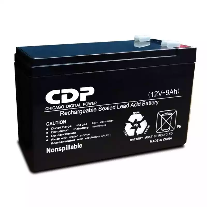 BATERIA CDP SELLADA | 12V | 9AH AMPER | SLB12-9 ACIDO