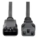 CABLE DE PODER | 1.20MTS PARA UPS | PDU | C13 | C14 MACHO HEMBRA | EXTENSION CABLE DE PODER PC