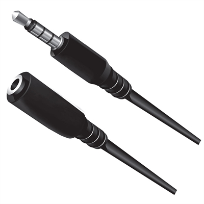 CABLE EXTENSION ARGOM AUDIO|MIC 3.5MM | M|F | 1.5MTS ARG-CB-0038