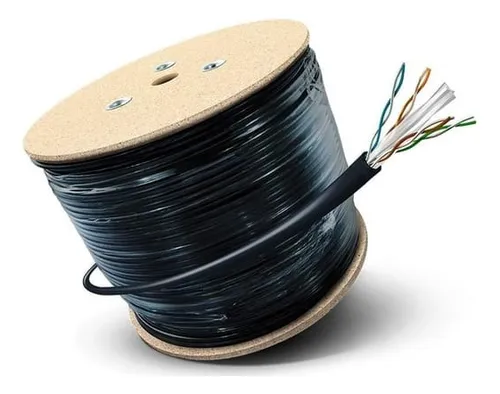 CABLE UTP DS 1LN6UG CAT 6 | 305 MTS | BOBINA | 100% COBRE | 23 AWG | BOBINA GRIS