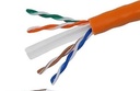CABLE UTP | HIKVISION | CAT 6 | 305 MTS | 100% COBRE | BOBINA | NARANJA | DS-1LN6-UU-XM | POR METRO
