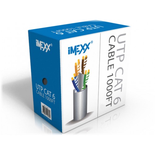 CABLE UTP IMEXX CAT 6 COLOR BLANCO