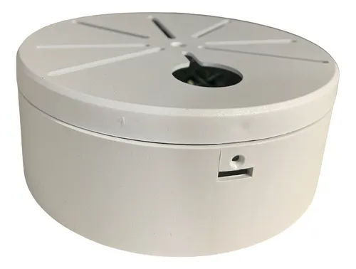 CAJETIN BLANCO PLASTICO REDONDO PARA CAMARAS DE SEGURIDAD HSY-BRP FORMATO PEQUEÑO
