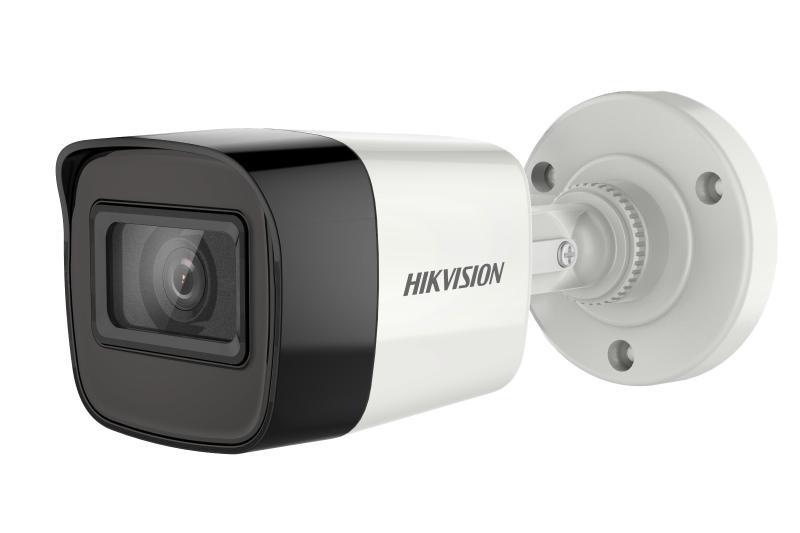 CAMARA BULLET DS-2CE16U1T-ITPF(2.) TURBO HD 8 MP | 2.8 MM | 4K | IR 30 MTS | EXTERIOR IP67 | PLASTICO | ICR | DWDR | DNR