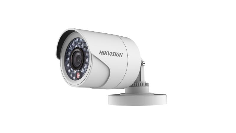 CAMARA BULLET HIKVISION DS-2CE16C0T-IRPF TURBOHD 1MP 2.8MM 720P EXTERIOR IP66 24 IR LEDS