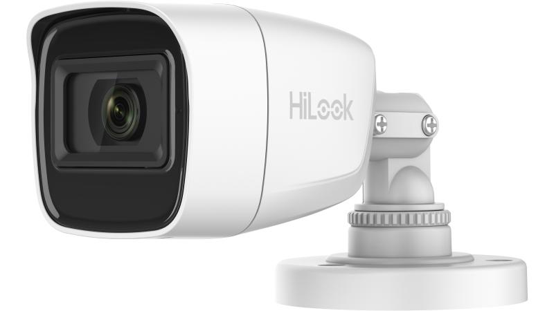 CAMARA BULLET HILOOK THC-B120-PS 1080P 2MP MICROFONO INTEGRADO 4 EN 1 (HD-TVI, HD-CVI, AHD, CVBS)