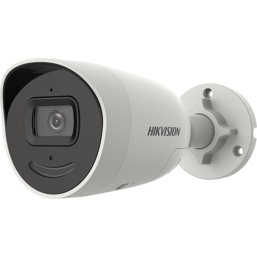 CAMARA BULLET IP DS-2CD2046G2-IU|SL() 4 MP | 2.8 MM | SIRENA | LUZ ESTROBOSCÓPICA | H.265+ | WDR 120 DB | IP67 | POE |