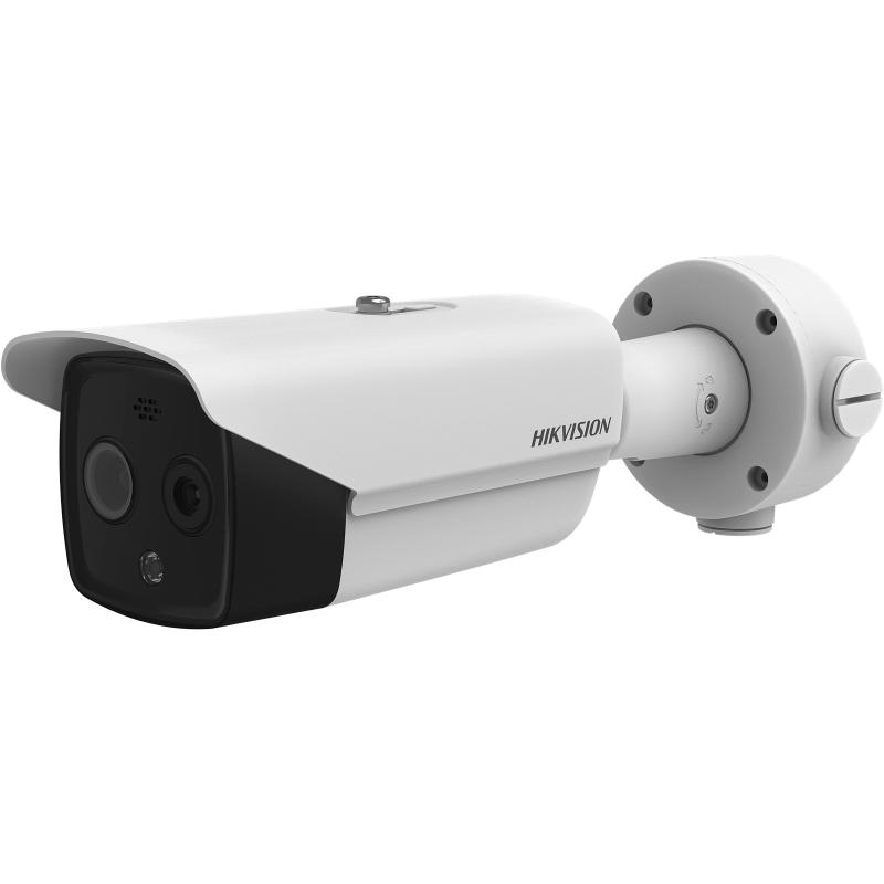 CAMARA BULLET IP DS-2TD2617B-6|PA TERMOGRAFICA 4 MP | 6 MM TERMICO - 8 MM OPTICO | 40 MTS IR | WDR 120 DB |EXTERIOR IP66