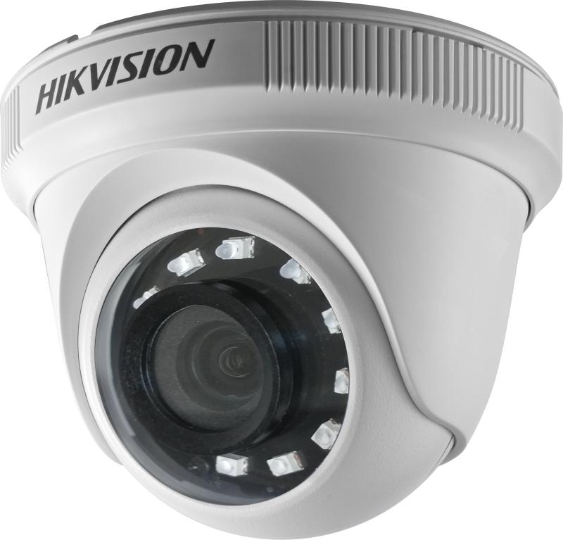 CAMARA DOMO | HIKVISION | DS-2CE56D0T-IRPF | TURBO HD | 2MP | 2.8MM | 1080P | INTERIOR | IP66 | DWDR | PLASTICA