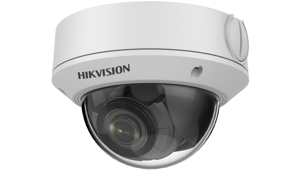 CAMARA DOMO | IP | DS-2CD1723G0-IZ(2.8-12MM) | 2 MP | 2.8 MM - 12 MM | LENTE VARIFOCAL MOTORIZADO | H.265+ | IP67 | IK10