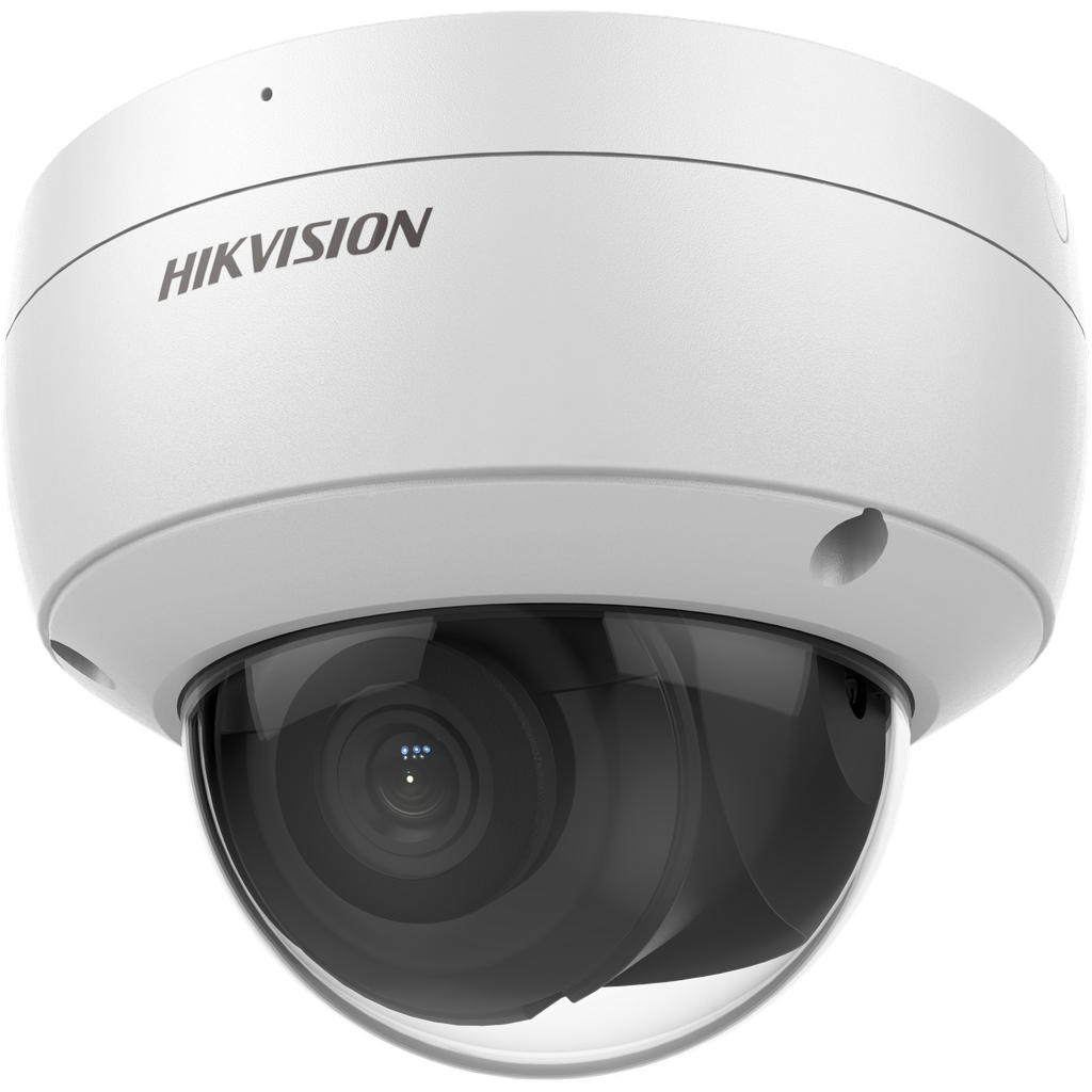 CAMARA DOMO | IP | DS-2CD2166G2-ISU(2.) | 6 MP | 2.8 MM | H.265+ | WDR | 120 DB | IP67 | IK10 | POE | AUDIO | SIRENA | ACUSENSE