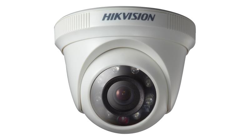CAMARA DOMO TURBO HD DS-2CE56C0T-IRPF (2.) 1 MP | 2.8 MM | 720P | IR 20 MTS | INTERIOR | PLASTICO | ICR | DNR | SMART IR