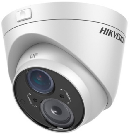 CAMARA DOMO TURBO HD DS-2CE56C5T-VFIT3(2) 1 MP / 2.8 MM - 12 MM / 720P / LENTE VARIFOCAL MOTORIZADO / IR 50 MTS / EXTERI