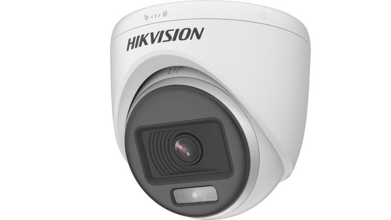 CAMARA DOMO TURBO HD DS-2CE70DF0T-PFS(2.8MM) 2 MP | 2.8 MM | LUZ BLANCA 20 MTS | TVI-AHD-CVI-CVBS | DWDR | COLORVU