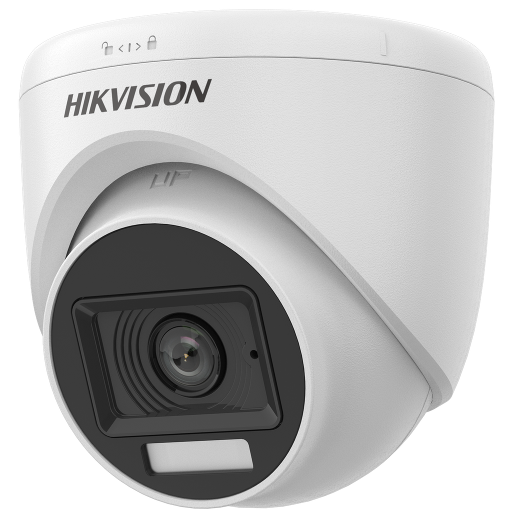 CAMARA DOMO | TURBO HD | DS-2CE76D0T-LPFS | 2 MP | 2.8 MM | LUZ BLANCA 20 MTS | TVI-AHD-CVI-CVBS | DWDR | SMART LIGHT