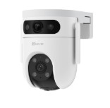 CAMARA IP EZVIZ 5MP CS-H9C-R100-8G55WKFL 2.8MM + 6MM LENTE DUAL 360º WIFI 2.4GHZ VISION NOCTURNA COLOR INDOOR|OUT