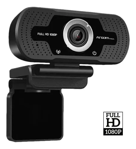 CAMARA WEBCAM ARGOM CAM40 HD 1080P ANGULO ANCHO USB MICROFONO